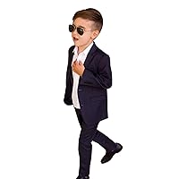 Boys' Two Pieces Suit Two Buttons Birthday Party Wedding Tuxedo