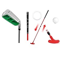Golf Chipper 55 Degree & Blue Adjustable Putter for Men and Kids,Bundle of 2