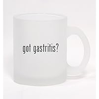 got gastritis? - Frosted Glass Coffee Mug 10oz