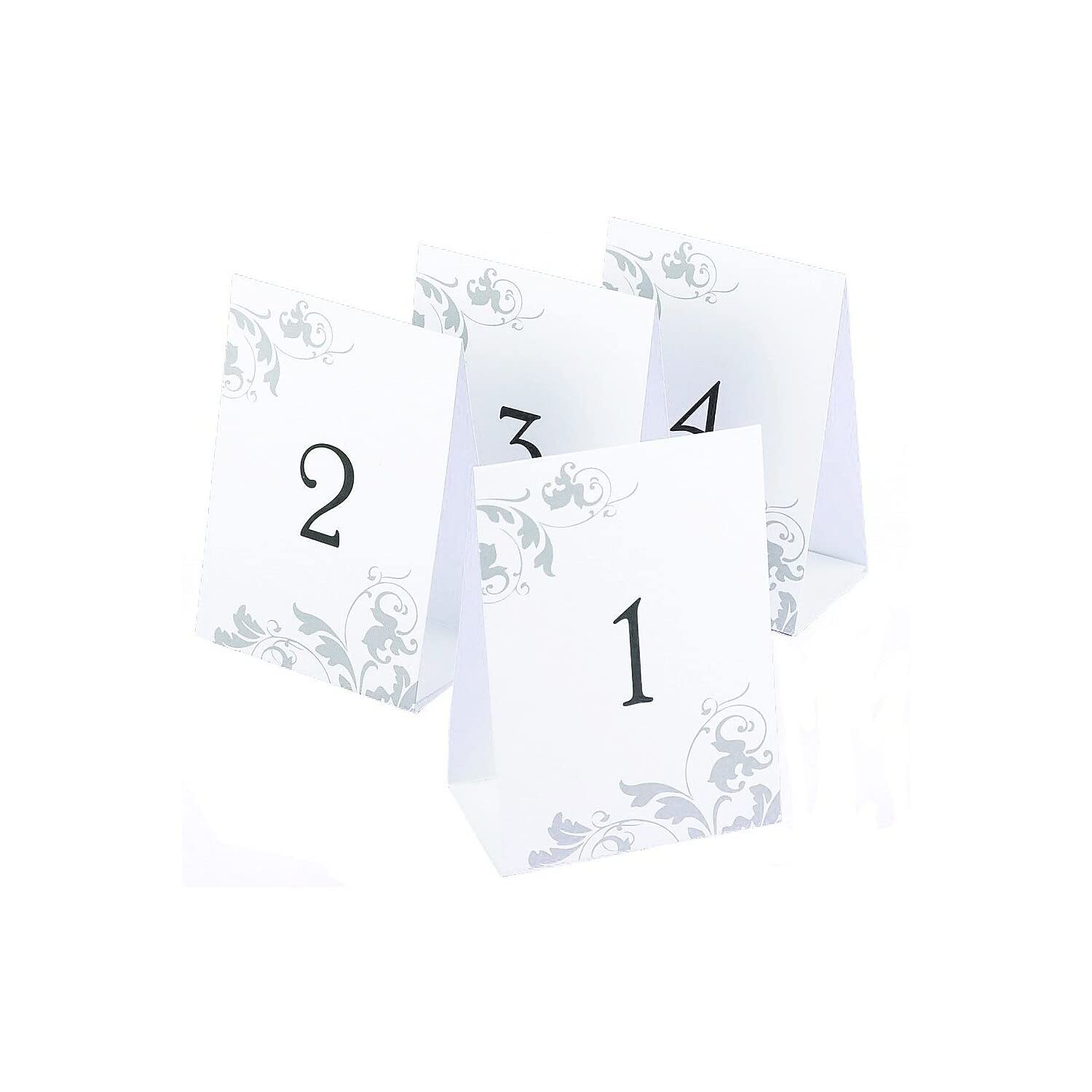 Hortense B. Hewitt HBH Table Number Tents -inch 1-40-inch (51642ST)