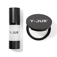 Y'OUR Makeup Setting Duo | Oil Control & Pore-minimizing | Airbrushed & Flawless Finish | Lightweight & Long-Lasting Makeup Base
