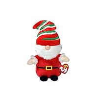 TY Beanie Boo GNEWMAN - Christmas Gnome with Hat - 6