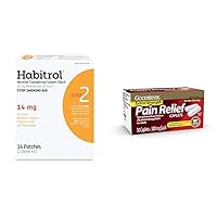 Habitrol Nicotine 14mg Step 2 Patches 14 Count & GoodSense 500mg Acetaminophen Caplets 50 Count
