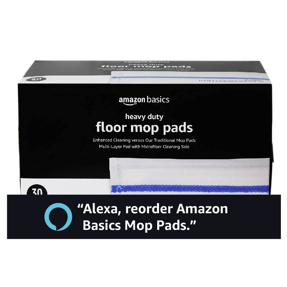 Amazon Basics Heavy Duty Mop Pads, 11