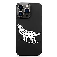 Howling Lone Wolf Phone Cases Cute Fashion Protective Cover Soft Silicone TPU Shell Compatible with iPhone 13 IPhone13 Pro Max