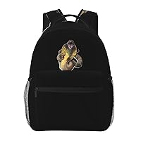 Cobra Snake Printed Lightweight Backpack Travel Laptop Bag Gym Backpack Casual Daypack