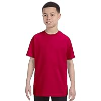 Gildan Boys 5.3 oz. Heavy Cotton T-Shirt G500B -Garnet M