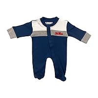 Footed Creeper Color Block Newborn Infant Long Sleeve Baby Sports Apparel