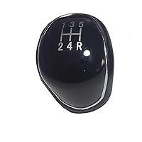 Gear Handle 5/6 Speed Car PU Leather Gear Shift Knob for Mondeo IV for S-Max for C-Max for Transit for Focus MK3 MK4 for Kuga (Color : 5 Speed)
