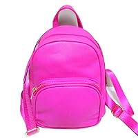 SILVERFEVER Women's Medium Travel the Globe Backpack (Hot Pink)