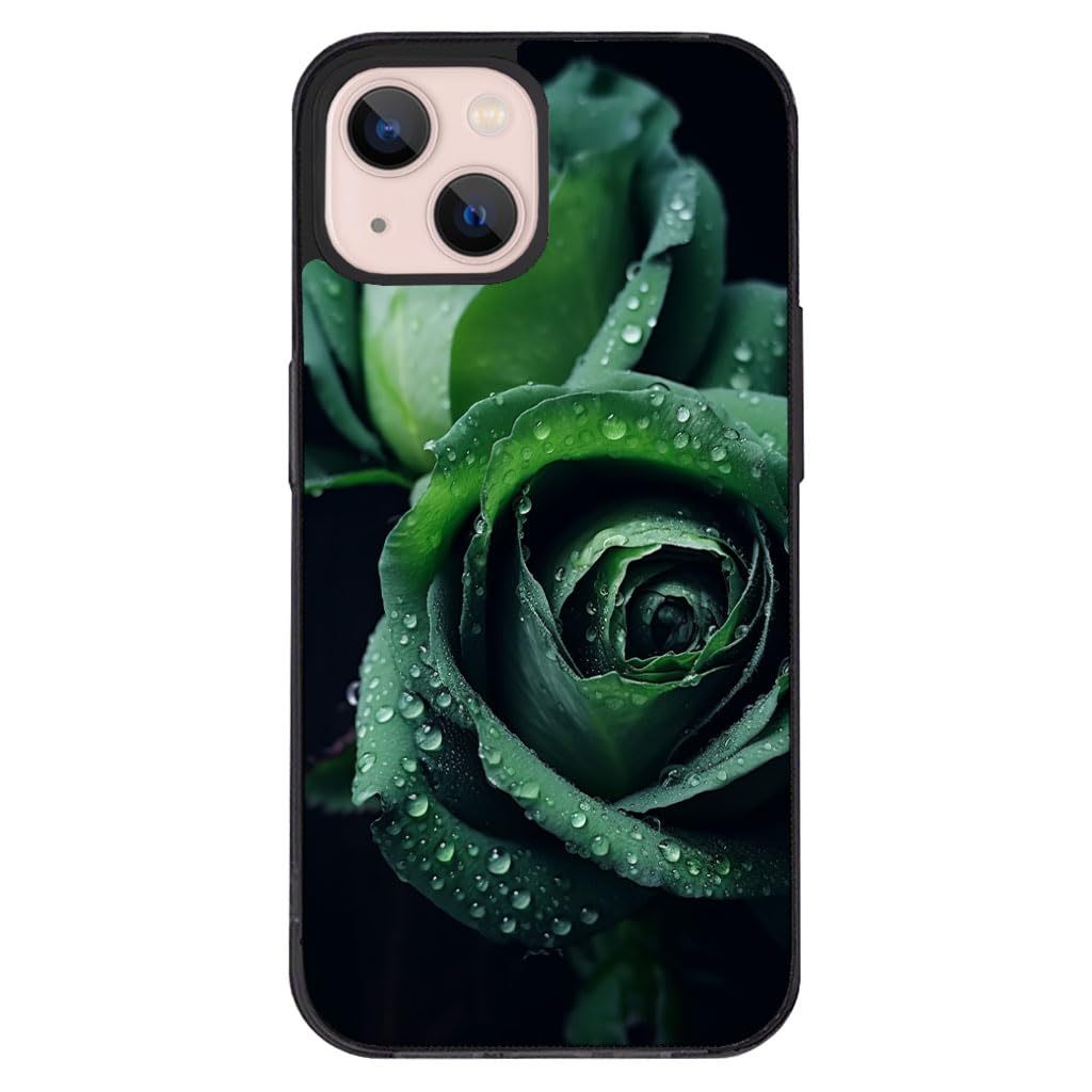Green Rose iPhone 13 Case - Floral Phone Cases - Beautiful Phone Cases