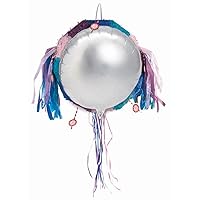 Rubie's Child's Forum Blank Pull String Pinata, Pink/Blue/Purple, 18
