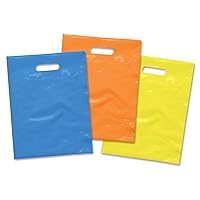 Plastic Merchandise Bag with Die Cut Handle, 9