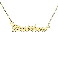 Custon Name Necklace Stainless Steel Pendant Necklace Personalized Pendant Jewelry Gifts for Women