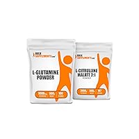 BULKSUPPLEMENTS.COM L-Glutamine 500g + Citrulline Malate 2:1 500g Bundle
