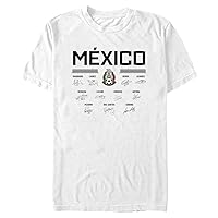 Fifth Sun Mexican National Team Mexico Soccer Signatures Young Men's Short Sleeve Tee Shirt