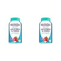 Gorgeous Hair, Skin & Nails Multivitamin Plus Biotin and Antioxidant Vitamins C&E, Raspberry Flavor, 135ct (45 Day Supply), from America’s Number One Gummy Vitamin Brand (Pack of 2)