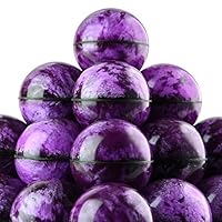Entervending Bouncy Balls - Rubber Balls for Kids - Purple Bowling Bounce Balls - 100Pcs Large Bouncy Ball 45mm - Super Ball Vending Machine Toys - Bouncing Balls Party Favors