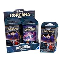 Disney Lorcana Trading Card Game: Rise of the Flood Shapes - Display with 8 Starter Decks (German)