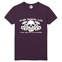 Island Drinking Club Printed T-Shirt