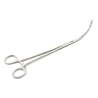 G.S Anastomosis Clamp - Small Semi-Circle Cooley Atraumatic Jaws, Straight Shanks, Stainless Steel, 9.5