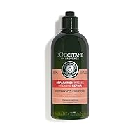 L’OCCITANE Intensive Repair Shampoo: Silicone-Free Shampoo, 3X Stronger Hair*, Strengthens Brittle Hair, Reveal Shine, With Vitamin B5, Vegan, Refill Available