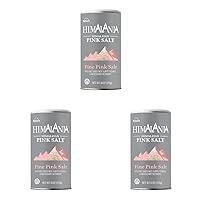 Natierra Himalania Himalayan Fine Pink Salt Shaker, 6 Oz (Pack of 3)