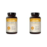 NatureWise Vitamin D3 4000iu and 2000iu (360 Count) Healthy Muscle, Bone, Teeth and Immune Support