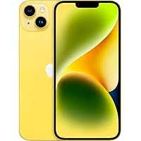 Apple iPhone 14 Plus, 256GB, Yellow - Unlocked (Renewed)