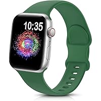 TreasureMax Sport Band Compatible with Apple Watch Bands 38mm 40mm 41mm 42mm 44mm 45mm 49mm,Soft Silicone Strap Compatible for Apple Watch Series 9 Ultra 8 7 6 5 4 3 2 1 SE Women Clover 42/44/45/49MM