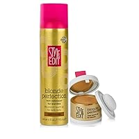 Style Edit Dark Blonde Perfection Root Concealer 4 Flu Oz and Style Edit Dark Blonde Root Touch Up Powder Cover Up Roots