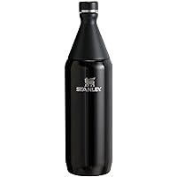 STANLEY All Day Slim Bottle 20-34 OZ | Twist off Lid with Leakproof Seal | Slim Design for Travel & Gym | Insulated Stainless Steel | BPA-Free
