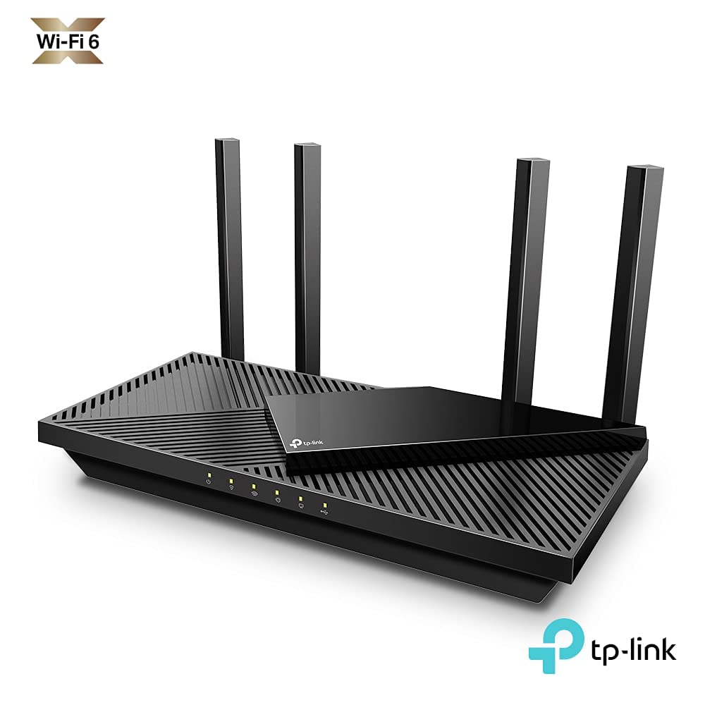 TP-Link Next-Gen Wi-Fi 6 AX3000 Mbps Gigabit Dual Band Wireless Router, OneMesh™ Supported, 1× USB 3.0 Port, Ideal for Gaming Xbox/PS4/Steam and 8K, Compatible with Alexa (Archer AX55)
