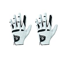 BIONIC Gloves –Men’s StableGrip Golf Glove W/Patented Natural Fit Technology Made from Long Lasting, Durable Genuine Cabretta Leather. (Cadet Medium 2-Pack, Worn on Left Hand 2-Pack)