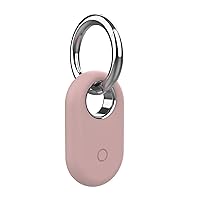 Compatible with Samsung Galaxy SmartTag2 case, Soft Silicone Protective Holder Case for Galaxy Smart Tag 2 with Key Ring, All-Round Protection Anti-Scratch for Keys, Backpacks, Luggage