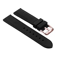 Silicone Rubber Divers Sport Quick Release Watch Band Strap - Choose Your Color - 18mm 20mm 22mm 24mm