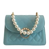 2023 Trendy Fashion Pearl Chain Totes Ladies Handbags Retro Designer Shoulder Bags Summer PU Leather Crossbody For Women