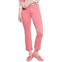 NYDJ Women's Marilyn Straight Ankle In Pink Punch