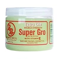Bronner Brothers Super Gro Extra Lite Double Strength, 6 oz