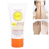 Pa+++50 Men Women Sunscreen, Moisturizing Long Lasting Body Face Sun Protective Cream, Sunblock Lotion(1)