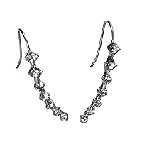 Crystal 1Pair Ear Jewelry Rhinestone Stud Hook Sliver Earrings Earrings Rose Gold Post Earrings