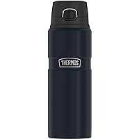 THERMOS Stainless King Vacuum-Insulated Drink Bottle, 24 Ounce, Midnight Blue