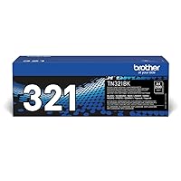 Brother TN-321BK Toner Cartridge, Black, Single Pack, Standard Yield, Includes 1 x Toner Cartridge, Genuine Supplies