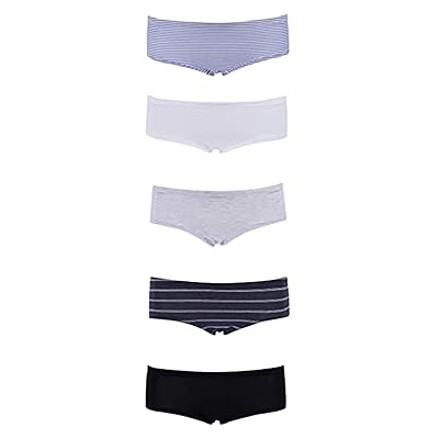 Emprella 5 or 8 Pack Boy Shorts Underwear for Women, Soft Cotton
