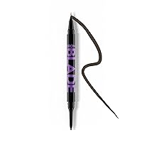 Urban Decay Brow Blade 2-in-1 Microblading Eyebrow Pen + Waterproof Pencil – Smudge-proof, Transfer-resistant – Fine Tip – Thin, Hair-Like Strokes – Natural, Fuller Brows (packaging may vary)