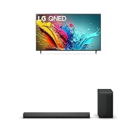 LG 55-Inch Class QNED85T Series LED Smart TV 4K Processor Flat Screen with Magic Remote AI-Powered with Alexa Built-in (55QNED85TUA, 2024), 3.1.1 ch. Sound Bar with Dolby Atmos