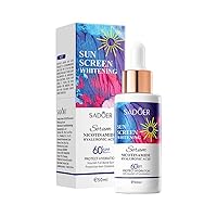 Lightweight Sunscreen - Sunscreen Whitening Lotion 60+ PA++++ Travel Size Sunscreen Lotion Hight Protection Sensetive Skin Water Resistant Moisture (50ml)
