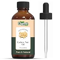 Cashew Nut (Anacardium Occidentale) Oil | Pure & Natural Carrier Oil for Skincare, Hair Care and Massage - 30ml/1.01fl oz
