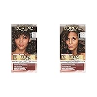 L'Oréal Paris Excellence Universal Nudes Permanent Hair Color Kit, Ammonia Free, 4N Natural Dark Brown & 5N Natural Brown, 2 Hair Dye Kits