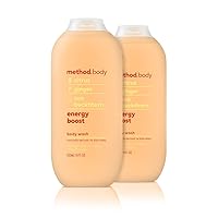 Body Wash, Energy Boost, 18 oz, 2 pack, Packaging May Vary